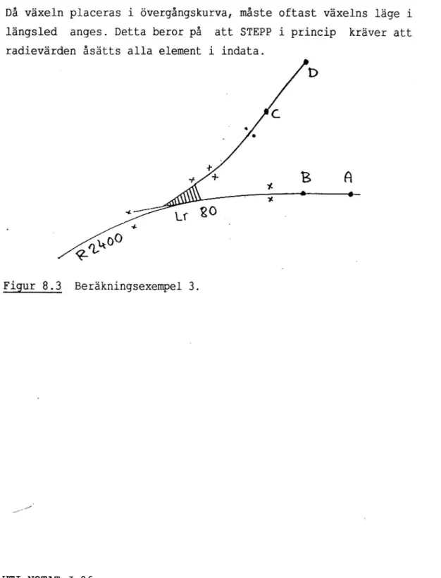 Figur 8.3 Beräkningsexempel 3.