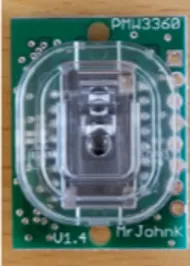 Figure 6: PMW3360 is an optical motion sensor that are used as slip sensor.
