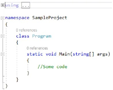 Figure 7.1. Common entry point for C# solutions 