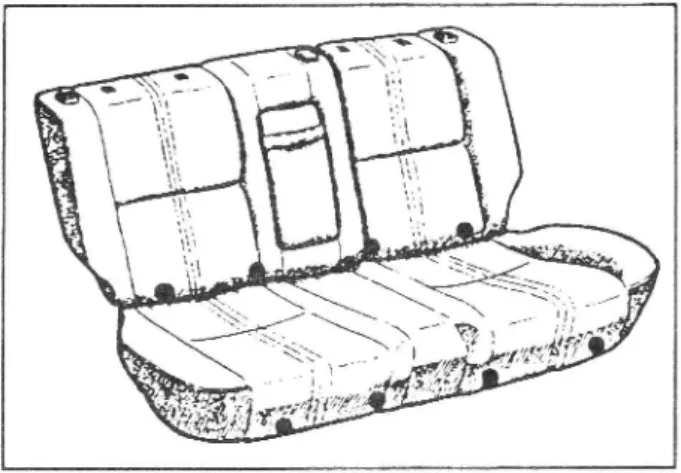 Figure 3. Rear Seat Attachment Layout Front Attachment Point