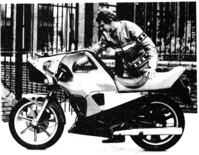 Figur 8 Säkerhetsmotorcykel från England (Allt om MC, 12 1981) Safety motorcycle from England (Allt om MC, 12, 1981)