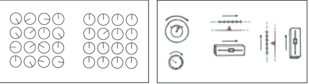 Figur 7 Lätt att se en avvikelse till höger i  denna bild, svårare till vänster.
