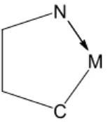 Figure 21: A five‐membered cyclometallated system. 