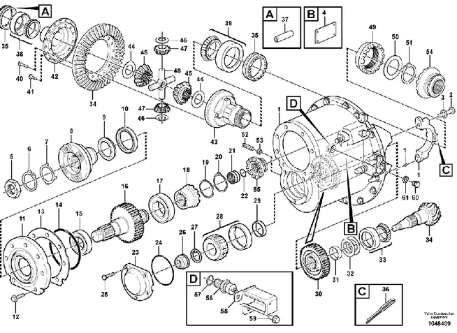 Figure 7 Differential housing 