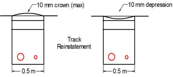 Figure 10. Track reinstatements. 
