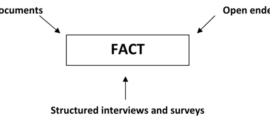 Figure 7 Part of Convergence of Multiple Sources of Evidence (Yin 1994 pg 93) 