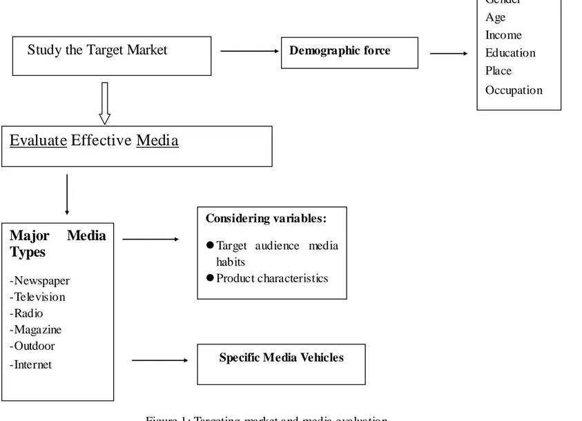 Figure 1: Targeting market and media evaluation 