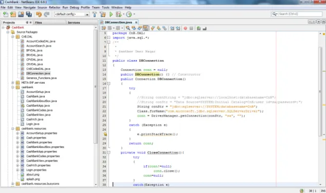 Figure 5.3: JDBC Database Connectivity 