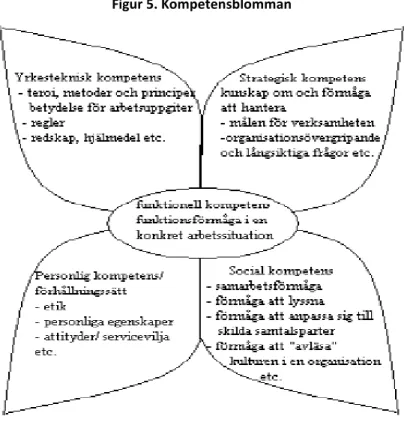 Figur 5. Kompetensblomman 
