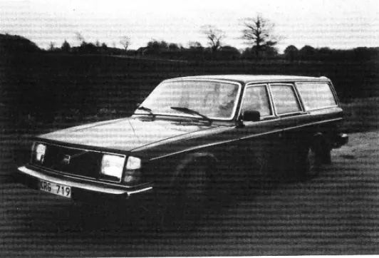 Fig. 3 The test vehicle: Volvo 245 (1981)