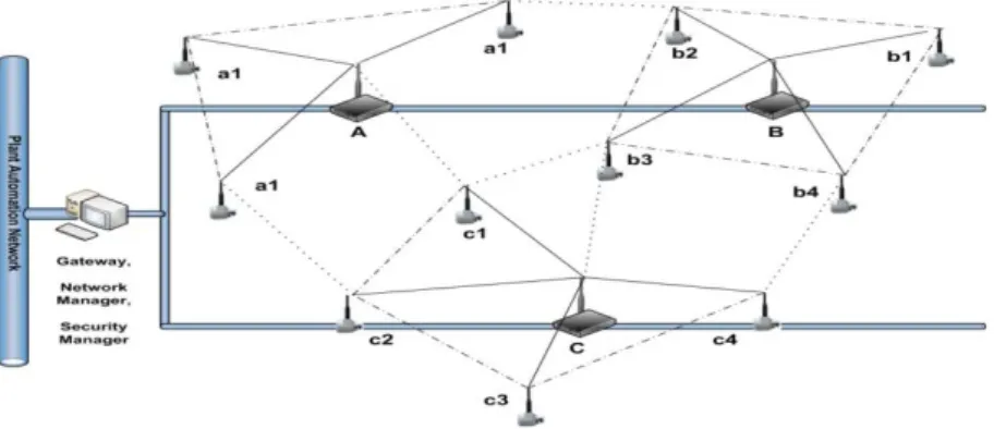 Figure 4-1 Multiple star based mesh topology 