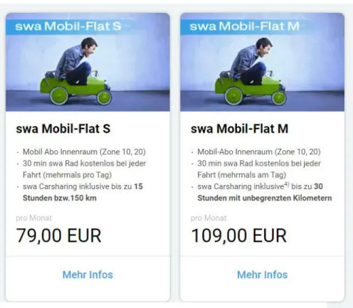 Figure 3: Mobil-Flat (Stadtwerke Augsburg Holding GmbH, 2020)