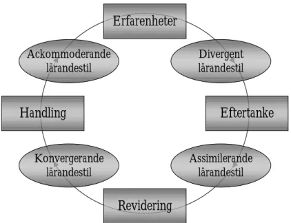 Figur 8-2 Kolbs lärandestilar