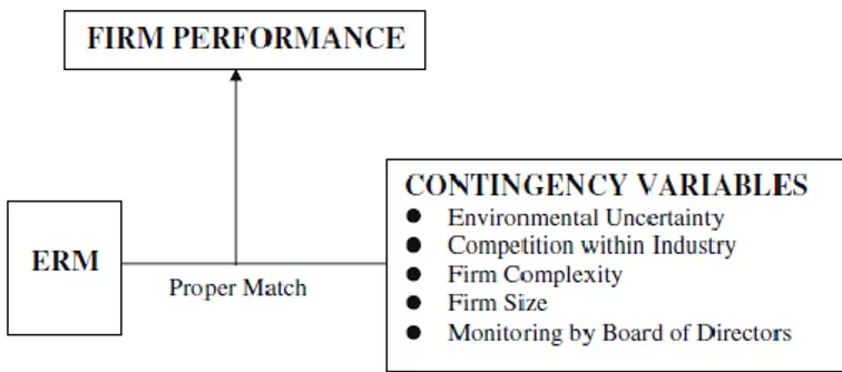 Figure 2.1 - ERM and Firm Performance. Gordon, Loeb &amp; Tseng (2009) 