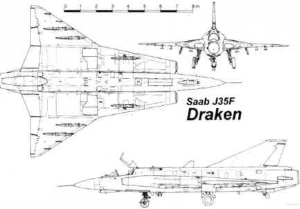 Fig. 5.1: The J35F Draken version.