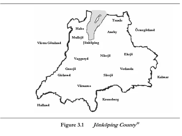 Figure 3.1   Jönköping County 10