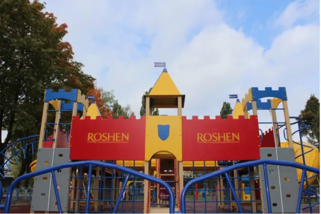 Figure 2. The playground built by the company. Source: Roshen (2021, Playgrounds) 
