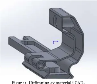 Figur 9. CAD-modell av originaldesignens undersida. 