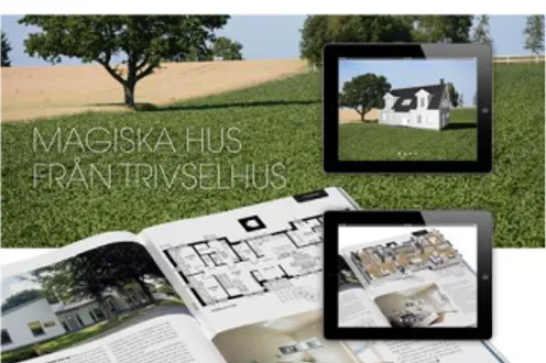 Figur 7 Appen som presenterar modeller ur Trivselhus katalog 2014 och framåt (Trivselhus  2015)