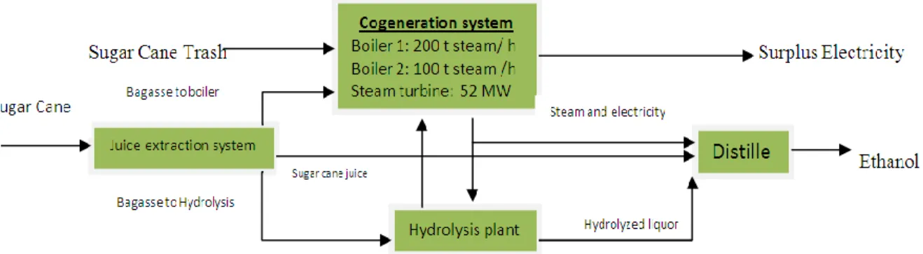 Fig. 9: Ethanol fuel industry from sugarcane   