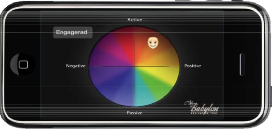 Fig. 20 The final re-design of the emotion-reporting tool 