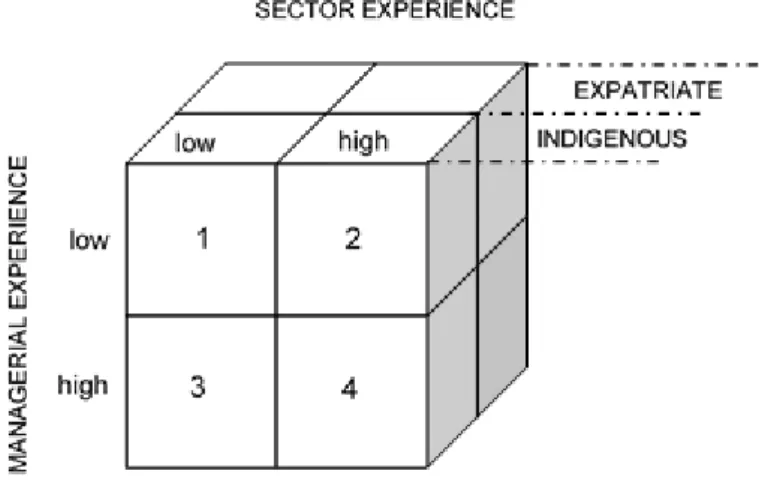 Figure 4-2: Categories of social entrepreneur, developed from Cope &amp; Watts (2000)