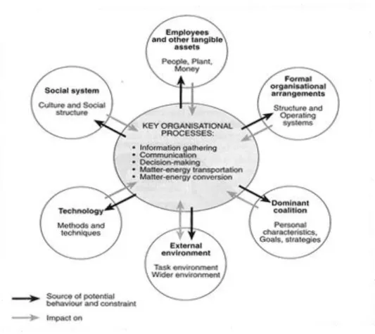 Figure 6 - Integrative Model of Organizational Dynamics (Hayes, 2007) 