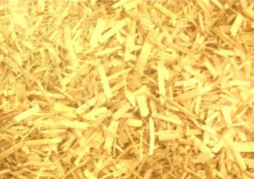 Figure 4 Obtained wheat straw, from a farmland located in Sweden in February 2012, before grinding