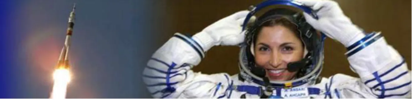 Figure 2. Anousheh Ansari, the first space tourist. (Ansari, 2007) 