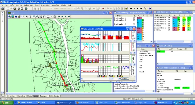 Figure 14:  After creating handover between KUET and Doulatpur Exch it reduces call drop  and interference