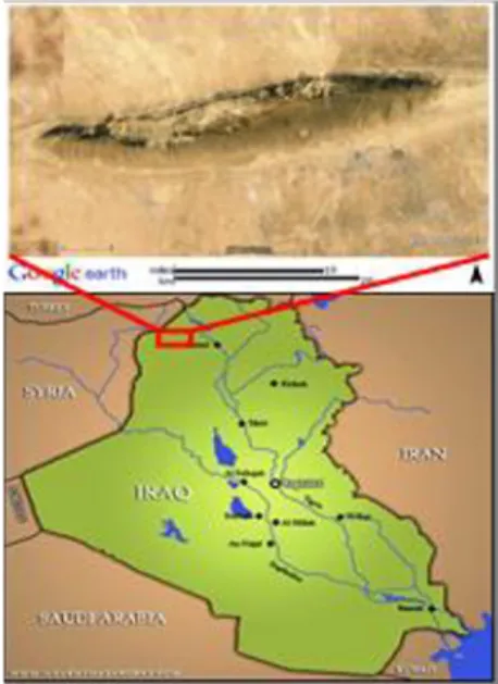 Figure 1). Rainfall is the main source of water for agricultural practices in Sinjar area despite the presence of some wells.