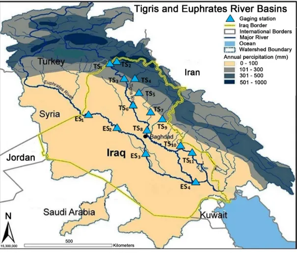 Figure 1. Physiography of Iraq.                                                                  