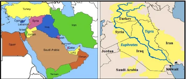 Figure 1: Tigris and Euphrates Basins 