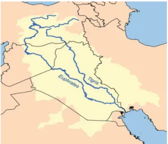 Figure 1: Tigris and Euphrates Rivers. 
