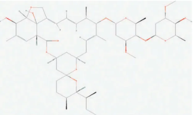 Figure 2. Chemical structure for ivermectin. (Structure retrieved from PubChem CID 6321424.) 