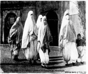 Fig 1. Moorish women taking a walk   Post Card/ Photography 