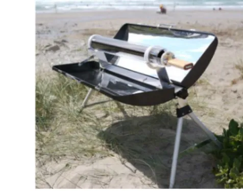 Figure 6 - Vacuum tube solar cooker (Bazile, 2018) 