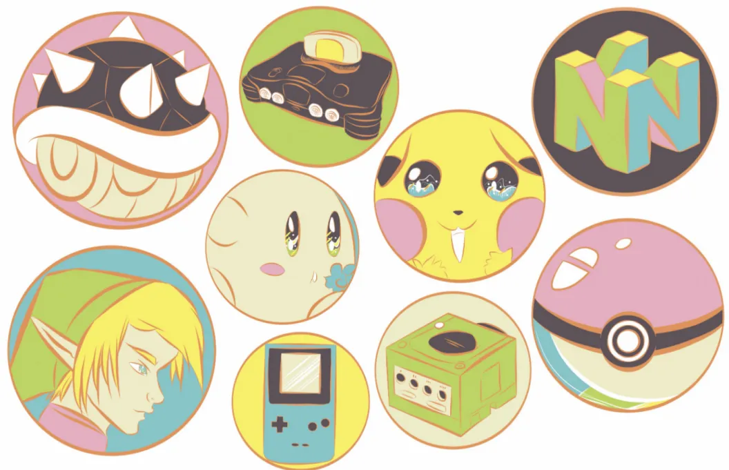 Figure 8: Retro Nintendo Icons 