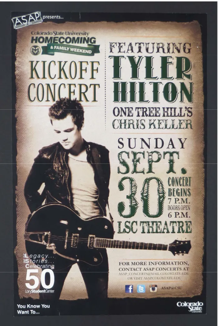 Figure 1: Tyler Hilton Poster 1.  
