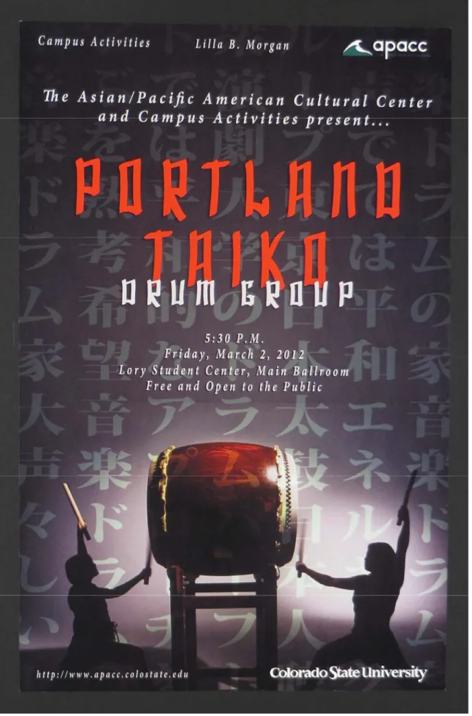 Figure 5: Portland Taiko Poster 1.  