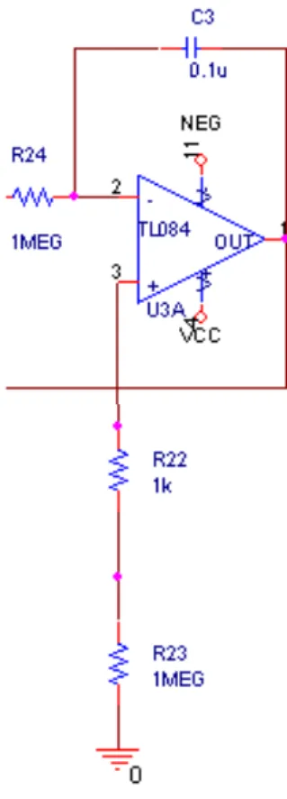 Figure 9. Reference circuit for the instrumentation amplifier 