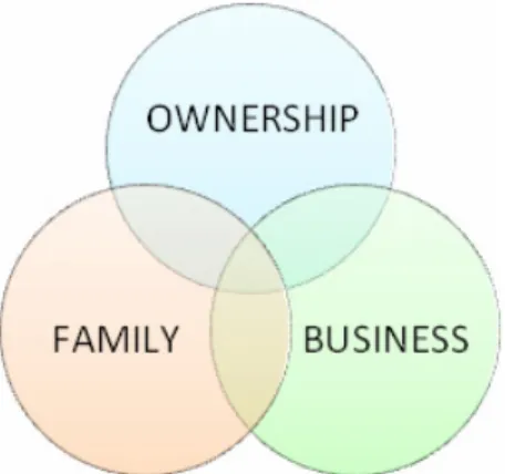 Figure 2.1 Three Circle Model; (Gerscick et al., 1997).