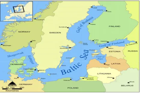 Fig. 18. Map of the  Baltic Sea Region 