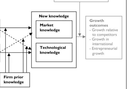 Figure 3.1 Expected relationships in the first part of the research model. 