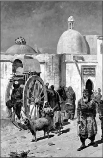 4. kép Eisenhut Ferenc: A tuniszi bazárban. 1886, olaj, vászon. Magángyűjtemény.