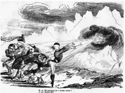 3. ábra: „Félelem »a keleti zord széltől«” Borsszem Jankó, 1870. november 20.