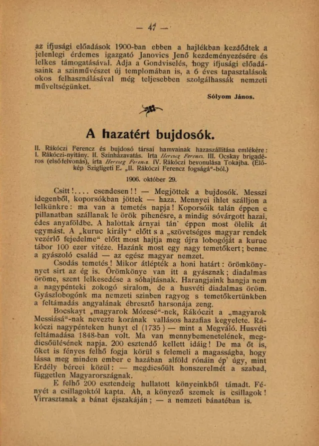 kép Szigligeti E. „II. Rákóczi Ferencz fogságáéból.) 
