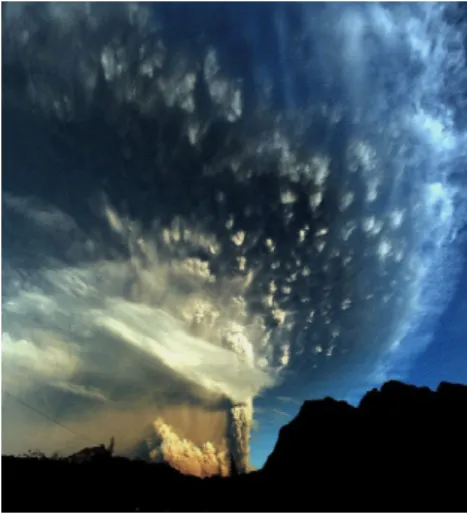 14  Kép: Vulkán, az Internetről kölcsönöztem, lent: Szivárvány, Hatás Emese fotója.