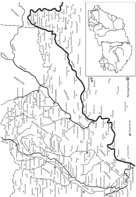 1. ábra: A vizsgált terület vázlatos térképe (Á DÁM  és H EGYESSY  2001 nyomán)