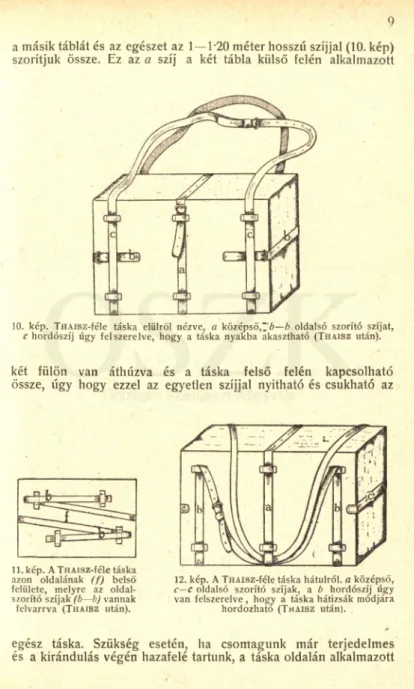 11. kép.  A THAisz-féle táska  azon  oldalának  ( f )   belső  felülete,  melyre  az  oldal­